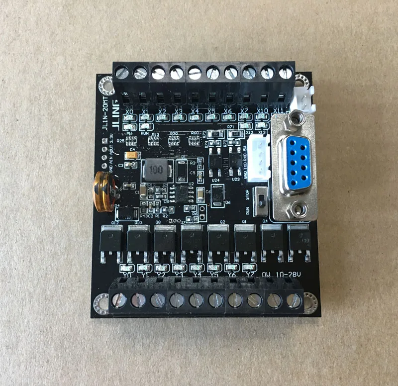 PLC FX1N-20MT rail mounting with the same point volume plc programmable logic controller Input 12 points output 8 points