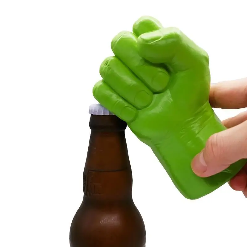 Personality Green Fist Bottle Opener Creative Handle Bottle Opener Interesting Home Kitchen Supplies Resin Crafts