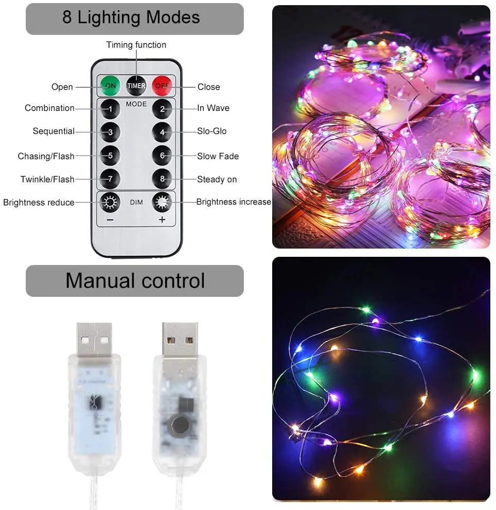LED Rainbow Curtain Lights 3