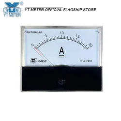 44c2 - A DC ammeter, Ma meter, micro ammeter, 1a, 2a, 3a, 5A, 10a, 20a, 50ua, 100mA pointer measuring instrument, ammeter, 80 *