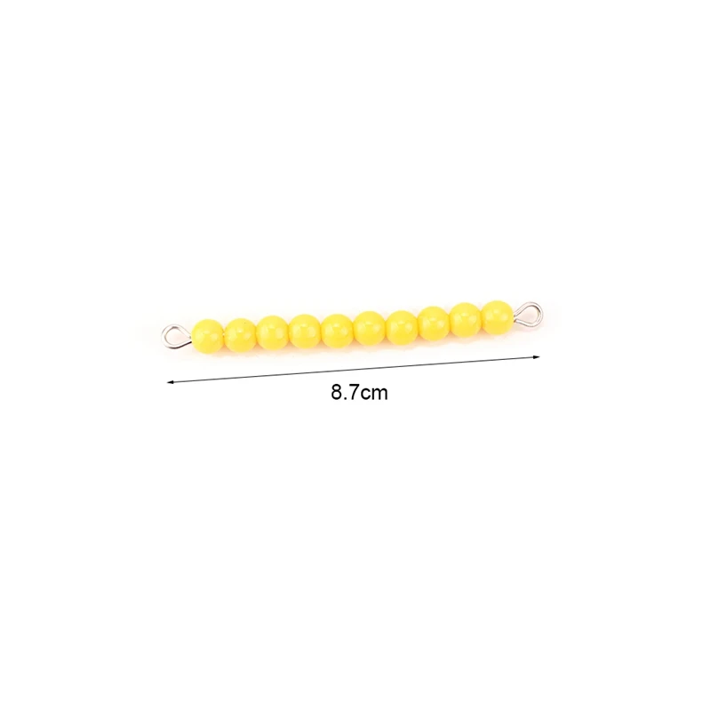 Baby Toy Montessori Yellow Bead 100-1000Pcs Beads Math Toy Early Childhood Education Preschool Training Kids Toys for Children