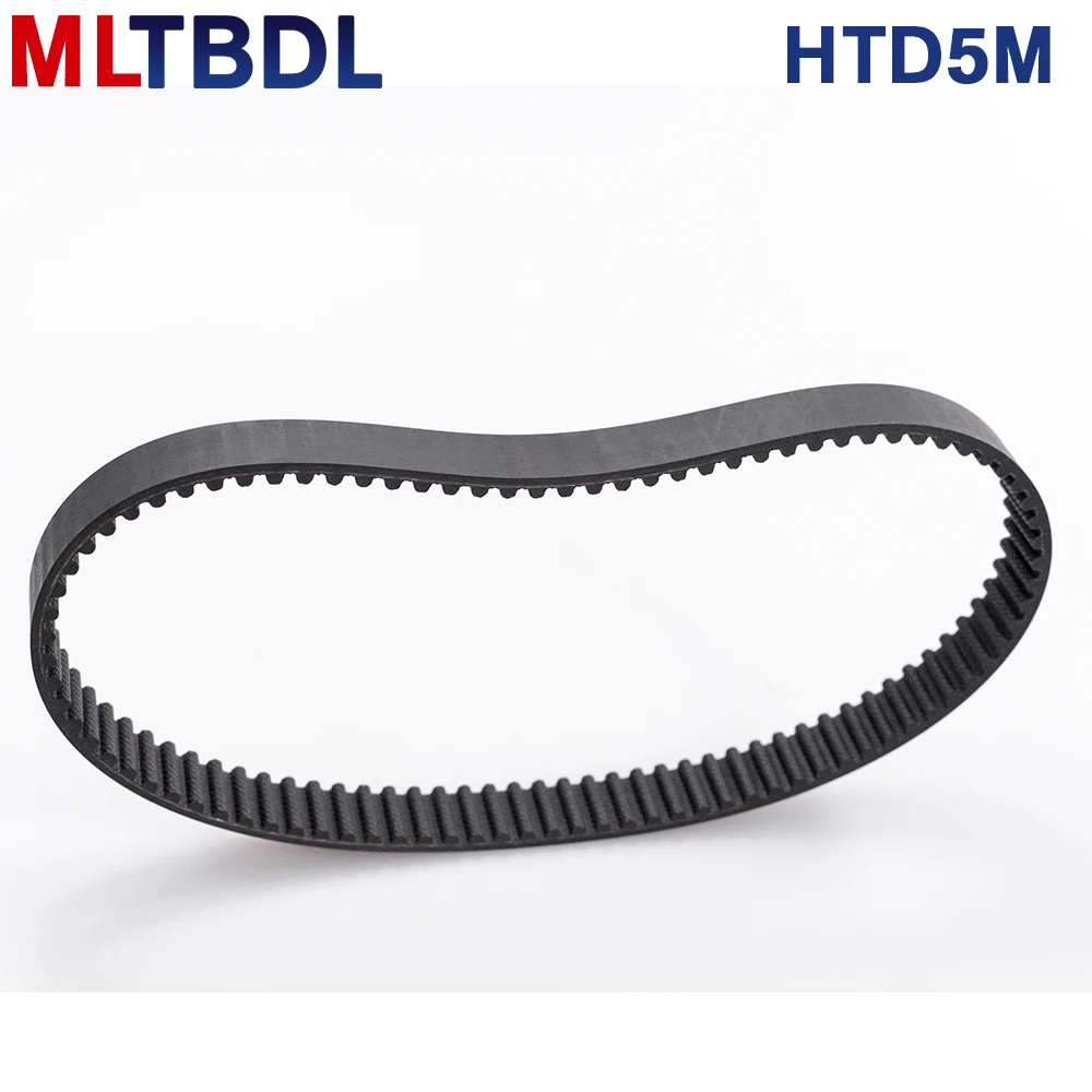 Htd 5M Distributieriem 395/400/405/410Mm Lengte 10/15/20/25Mm Breedte 5Mm Pitch Rubber Katrol Riem Tanden 79 80 81 82 Synchrone Riem