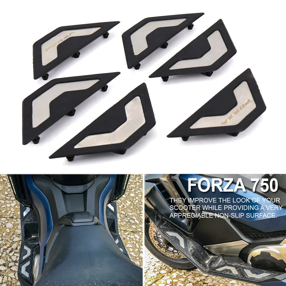 

New Motorcycle Footrest Footpad Pedal Plate Parts Fit For Honda For Forza750 For Forza 750 2021 Floor Kit Spare Parts