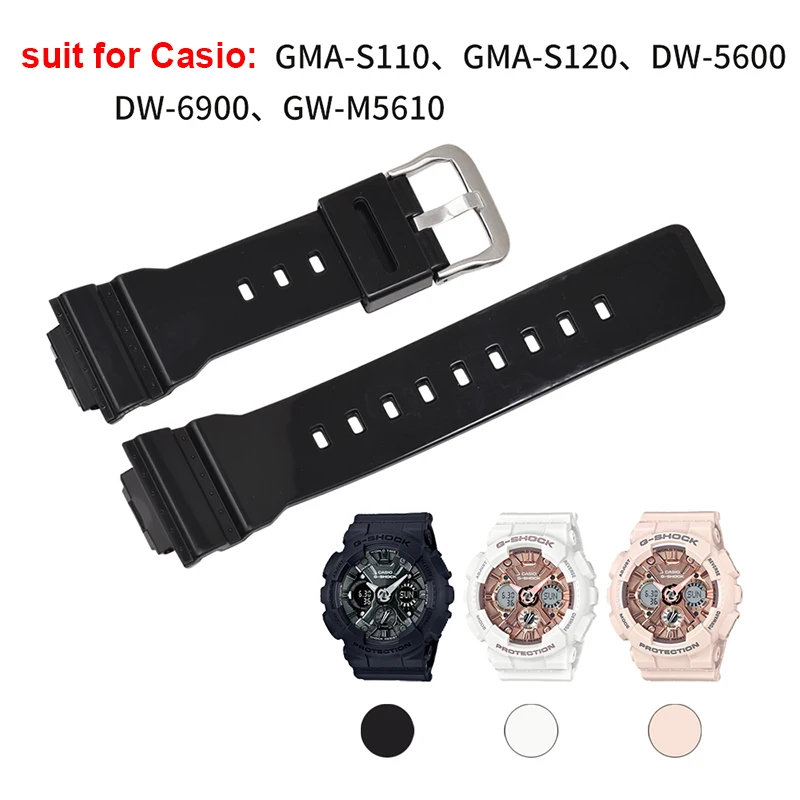 Аксессуары для часов, ремешок для Casio G-shock Series gma-s110/gma-s120/DW-5600/GW-M5610