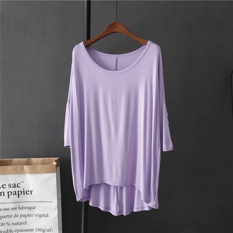 T-shirts Women Popular Cozy Teens Ladies Tops Solid Fashion O-Neck Korean Style Newest Minimalist Loose Leisure Streetwear Soft