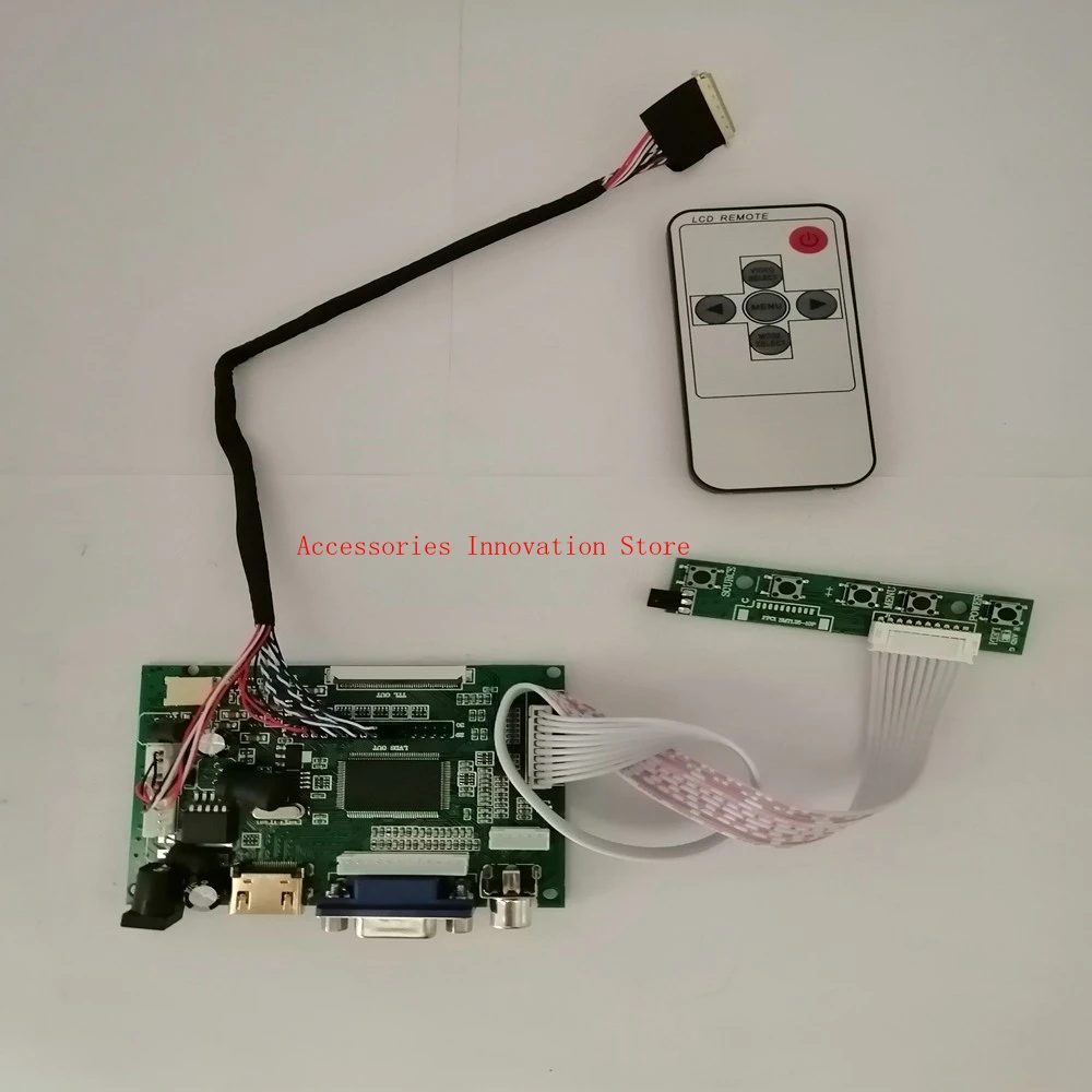 Nowy Zestaw Monitora B156XW02 V0 V.0 / V1 V.1 / V2 V.2 HDMI+VGA+2AV Płytka Sterownika 1366X768 40Pin LVDS Panel Ekranu LCD LED