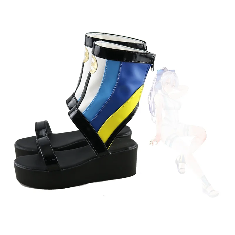 FGO Fate/Grand Order  Tomoe Gozen Archer Inferno Boots Cosplay Shoes Game Anime Carnival Party Halloween RainbowCos0 W1318