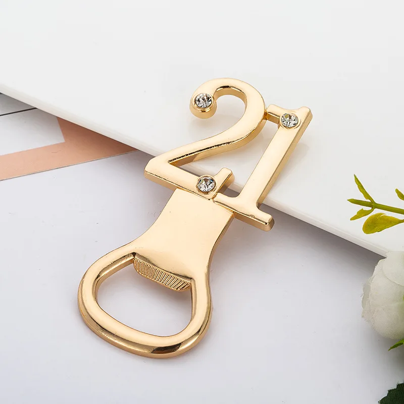 20 stücke Boxen Jahrestag Dekoration Geschenke Goldene 50 Jahr Flasche Opener für 50th Geburtstag Hochzeitstag Partei Liefert – Detail 10