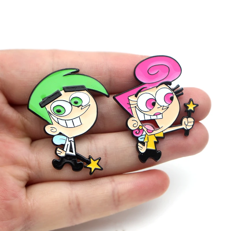 LT331 Fashion Collection Cartoons Anime Icons Manga Cute Enamel Pins Custom Brooches Lapel Badge Jewelry For Friends Kids Gift