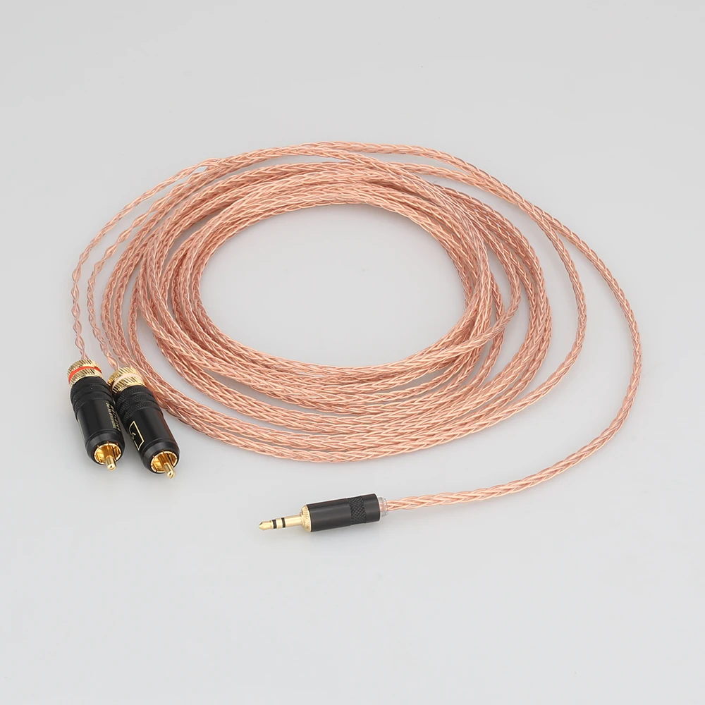 

High Quality 4.4mm to two RCAs audio video cable with OFC pure copper Audio Cable 4.4mm to RCA Connector