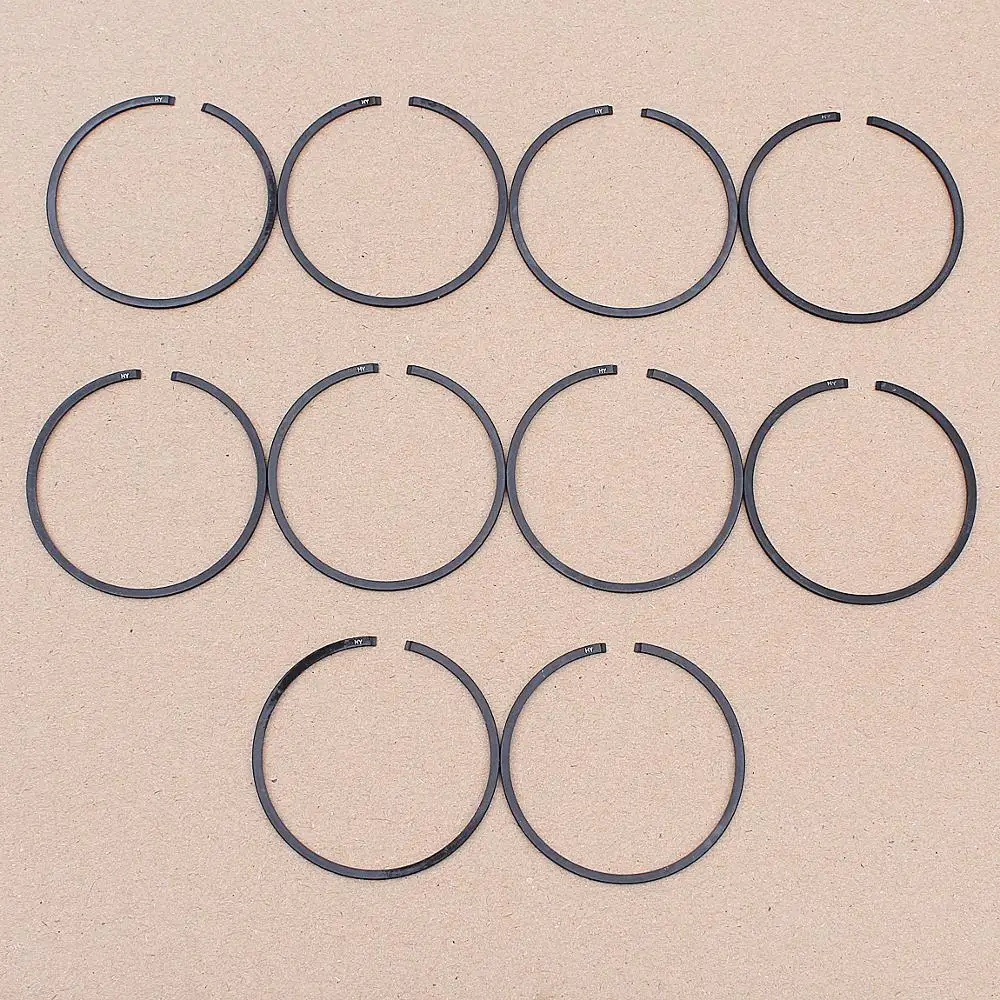 10PCS/LOT Piston Rings 45mm x 1.2mm For Husqvarna 345 346XP 353 350 351 Chainsaw Replacement Part 537253002