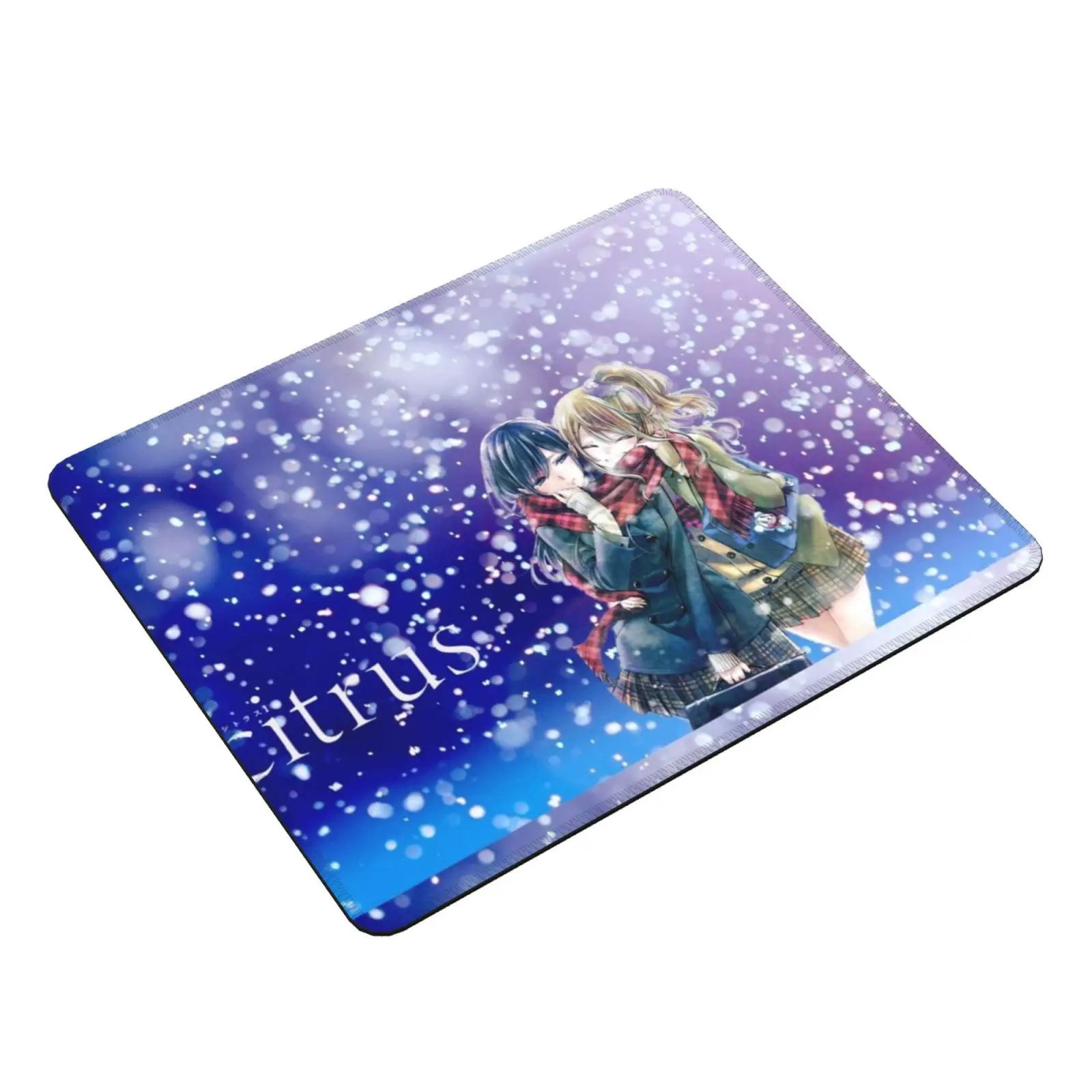 Let It Snow ~ Mouse Pad DIY Print Cushion Anime Manga Citrus Mei Yuzu Shojo Ai Bloom Into You Anime Girls Snow