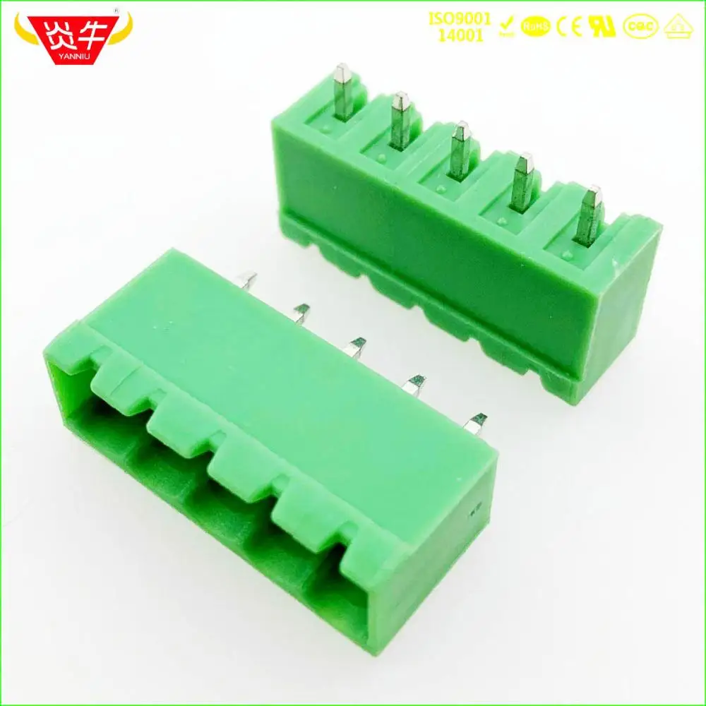 50 Stuks Kf2edgvc 5.0 2P ~ 12P Pcb Connector Plug-In Teminal Block 2Edgvc 5.0Mm 2pin ~ 12Pin Mstbva 2,5G 1755516 Phoenix Degson
