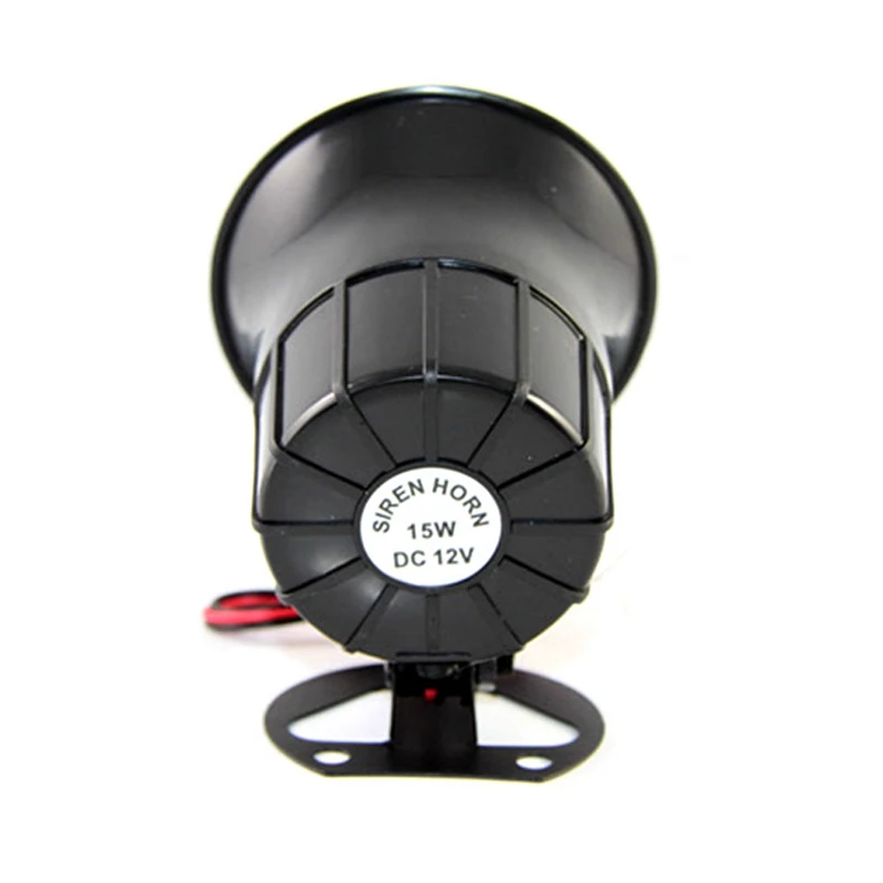 Security DC 12V Outdoor Alarm Siren Wire Loud Alarm Horn 115Db Exterior Sirena Alarma Speaker For Alarm System 15W