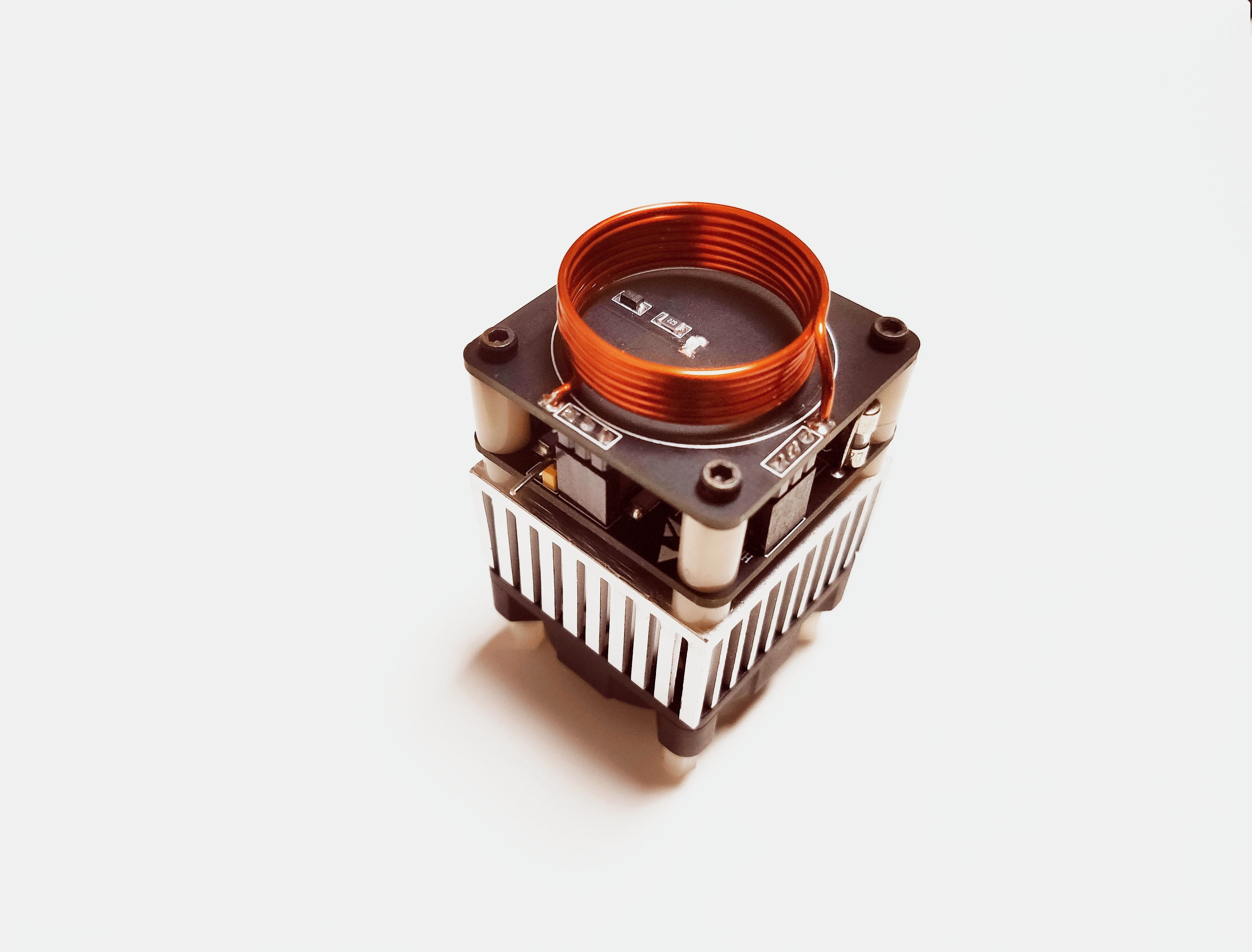 Bobine Tesla HFSSTC haute fréquence, bougie électronique, flamme Plasma, fonctionnement continu pendant 10 minutes