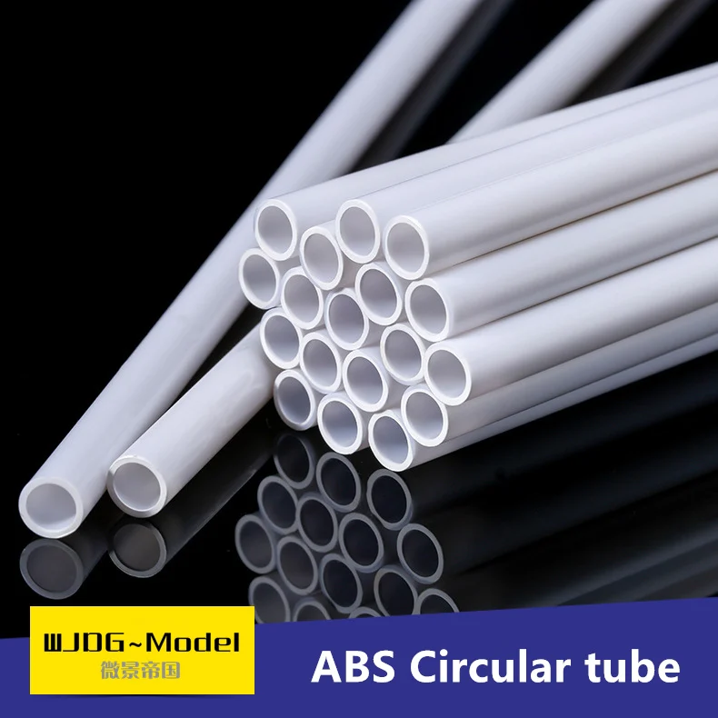 30PC abs pipe long white 50 cm diameter 2-10mm pipe sand table building model material model simulation miniature model building