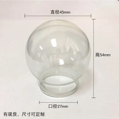 

Promotional Gift 45mm Diameter DIY Empty glass snow globe Crystal ball snow ball christmas