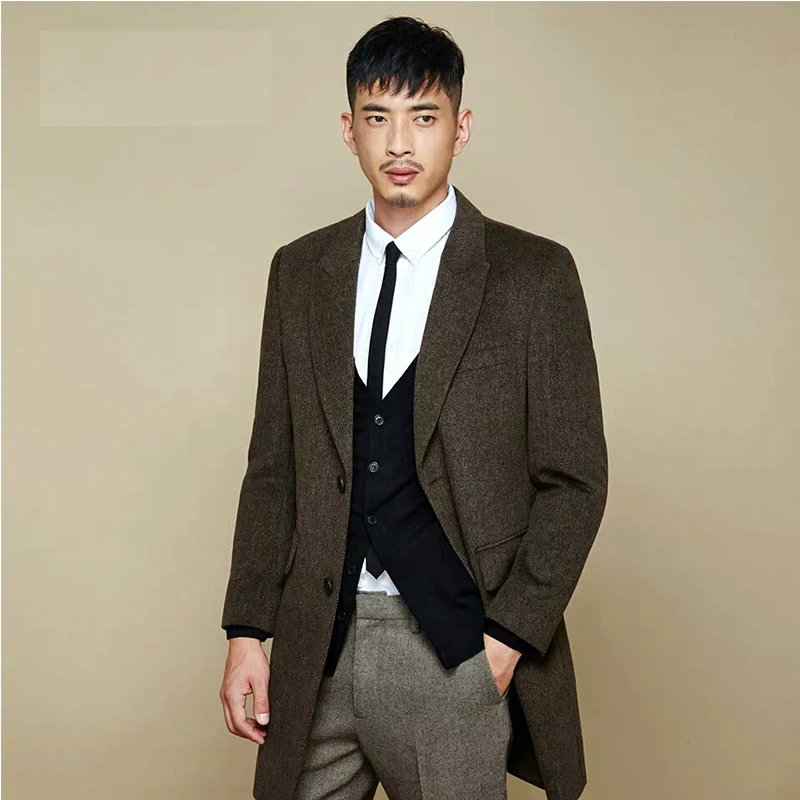 

2020 New Tweed Fashion Mens Suits For Wedding Custome Made Suits Formal Blazer Party Suit Three Pieces Suit(Jacket+Pants+Vest)