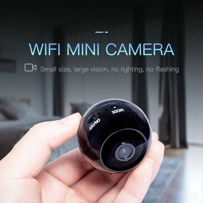 

Mini Camera 1080P HD WiFi Wireless IP Camera Home Night Security Micro Cam Audio Video Camcorder Webcam Support Hidden TF Card