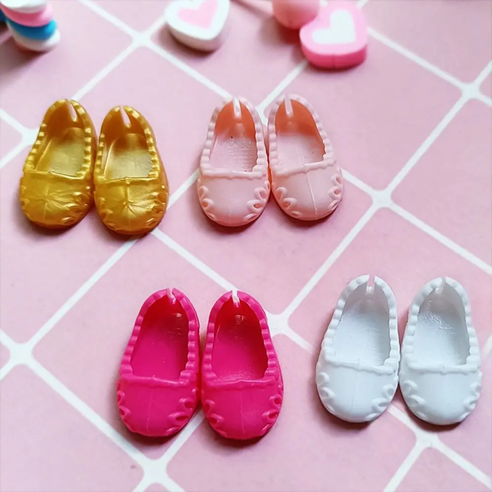 1/4 pairs New General-Purpose Other Accessories High Quality Fashion Sandals PVC Doll Wear 16cm Dolls Stand Cute Shoes