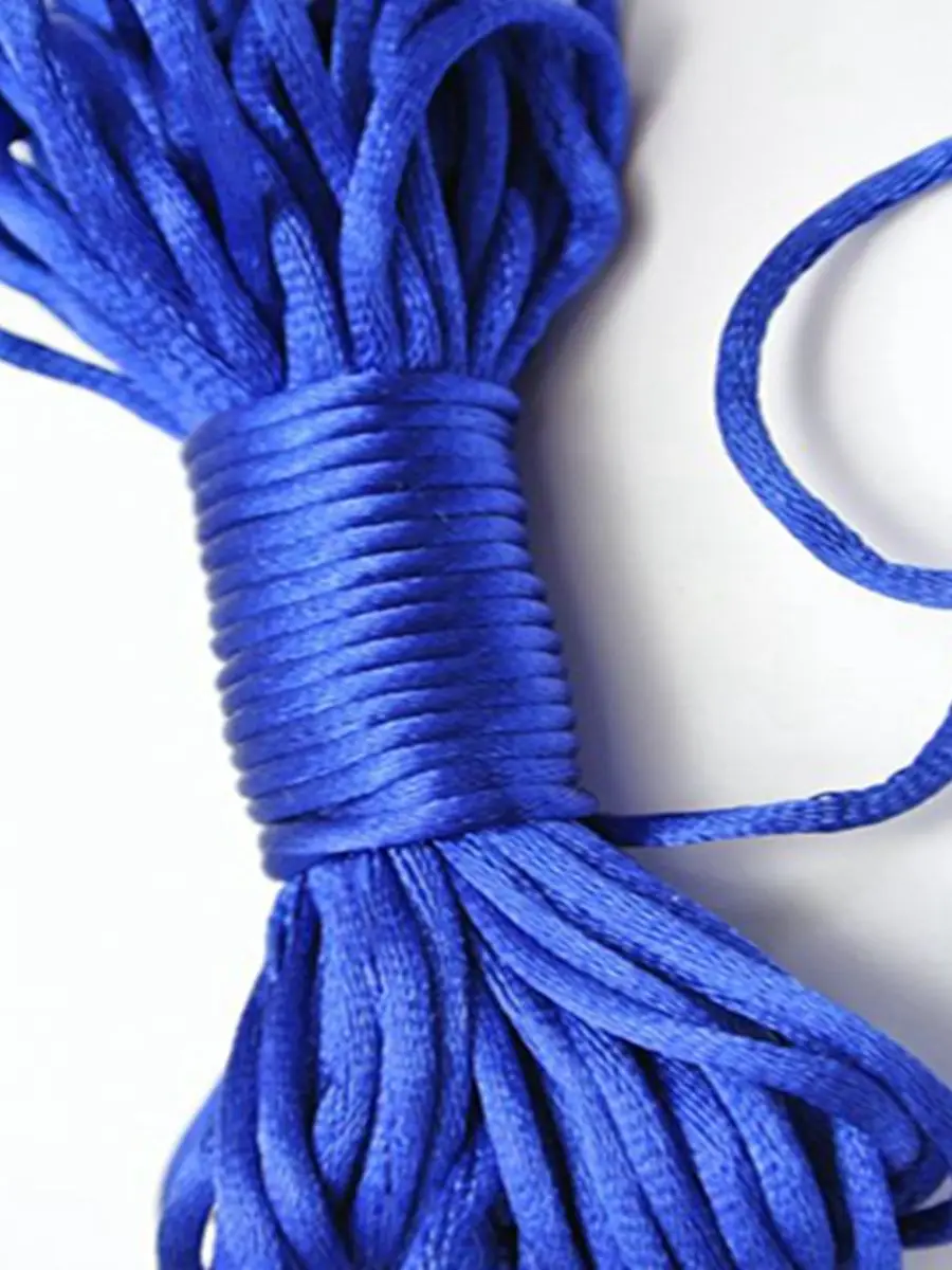 10 Meters Chinese Satin Silk Knot Cord 3mm RATTAIL Thread Rope Necklace Craft