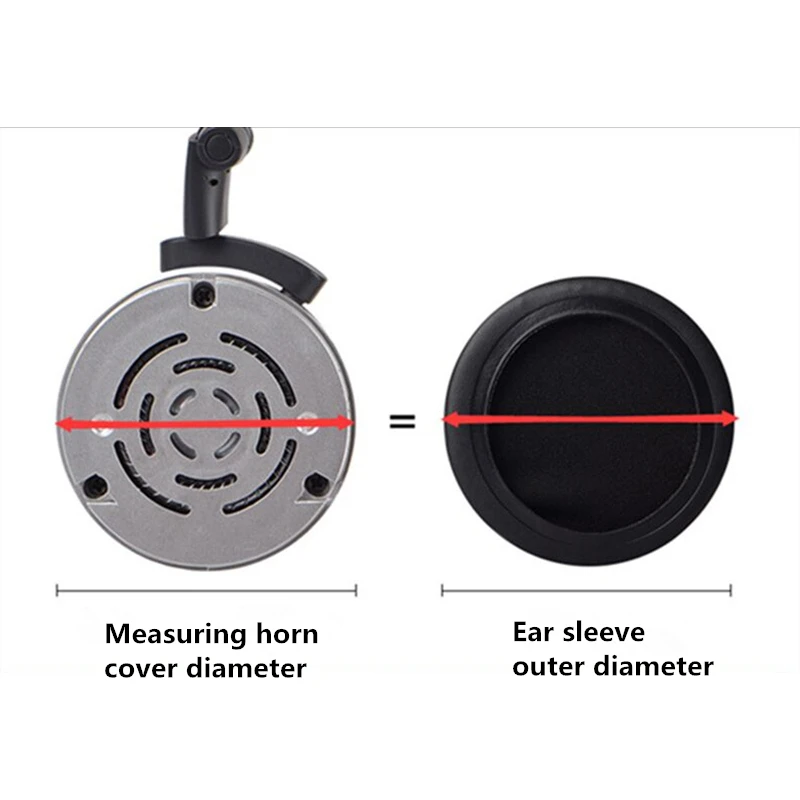 1 Cặp PU Mềm Tai Đệm Nút Tai Nghe Bằng Đệm Thay Thế Cho Chuyên Nghiệp Trên Cao Có Thể Gấp Gọn Tai Nghe 50 55 60 65 70 75 80 85 90 110Mm