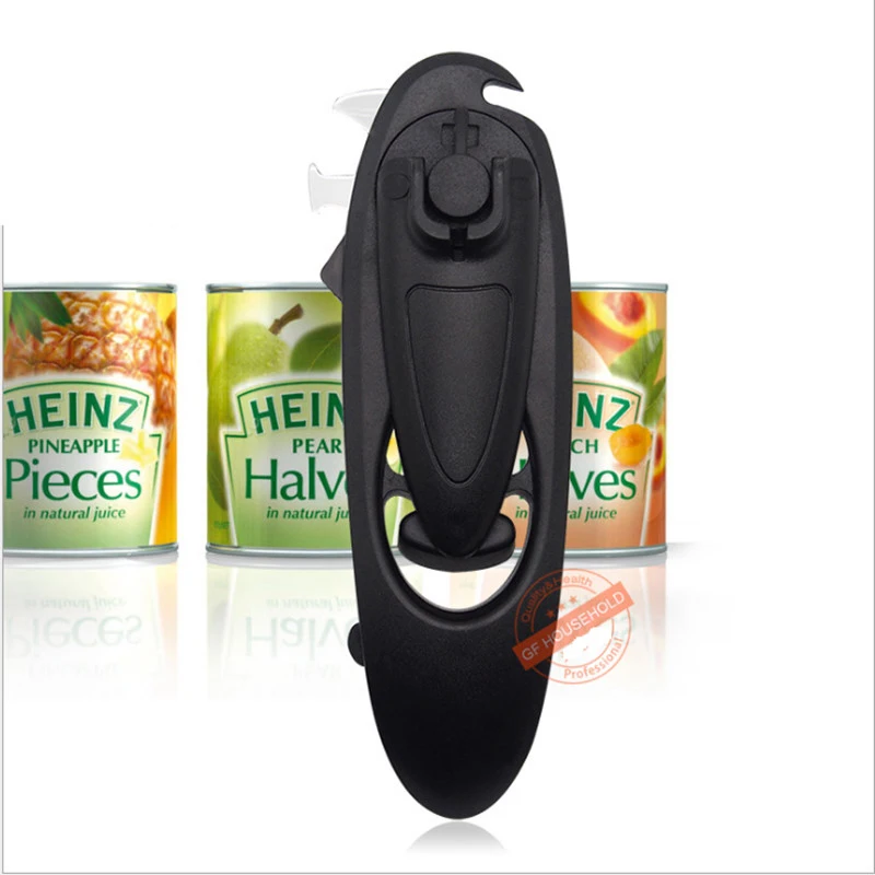 Manual Stainless Steel Safety Can Opener Tool Portable Canned Fruit Knife Tin Can Opener Machine Can Opener Screwdriver Tool