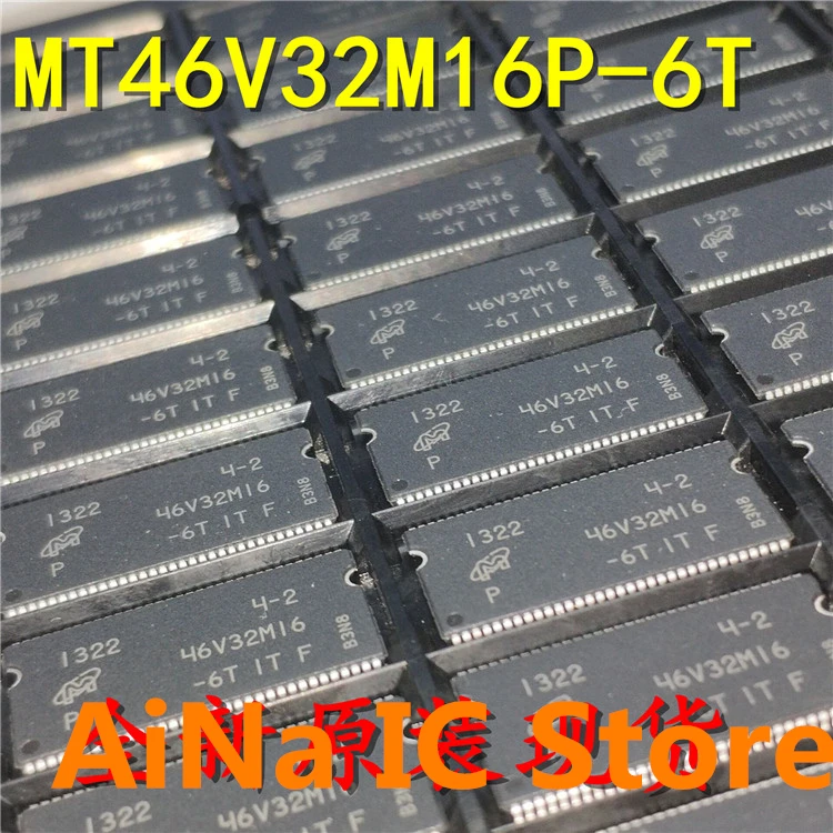 10 قطعة ~ 50 قطعة/الوحدة 46V32M16 MT46V32M16P-6T MT46V32M16P-6T:F MT46V32M16P-6T:F 46V32M16-6T جديد الأصلي في الأوراق المالية