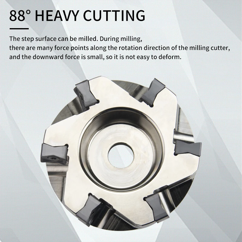 CNC machining tool MFSN heavy cutting milling cutter head and SNMU milling insert