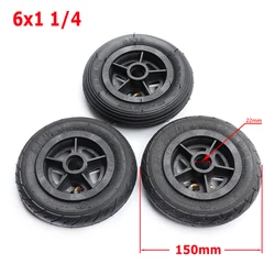 Motorcycle 6x1 1/4 tyre 150MM Scooter Wheel with plastic Hub Tube For Electric Scooter 6 Inch Pneumatic Tire