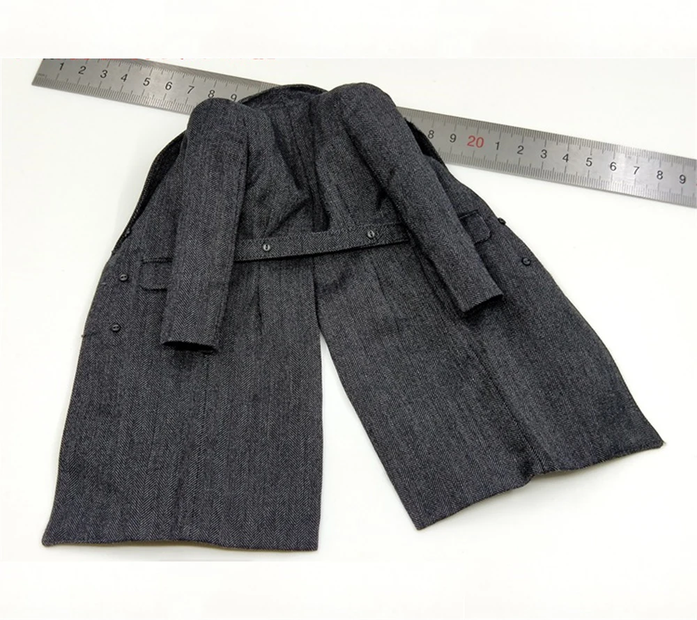 For Sale CHONG C001 1/6th Male Gray Coat Model Of Jack Little Plum Leonardo For Usual 12inch Body Doll Accessories