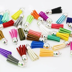 20Pcs/pack 38mm Vintage Leather Tassels Jewelry Accessories Jewelry findings Earrings Accessories Wholesale Handmade DIY