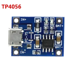 TP 4056 led IC Micro USB 5V 1A 18650 TP4056 Lithium Battery Charger Module Charging Board With Protection Dual Functions