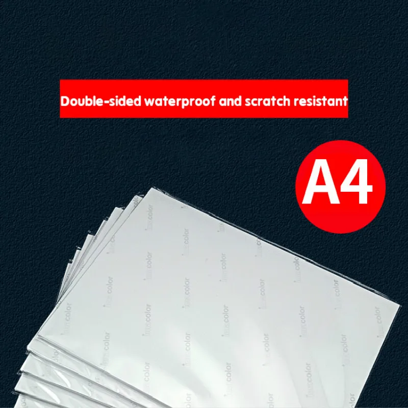 20 Sheets/pack A4 High Quality Photo Paper 260g Waterproof Glossy Photo Paper, Suitable for Household Color Inkjet Photo Printer