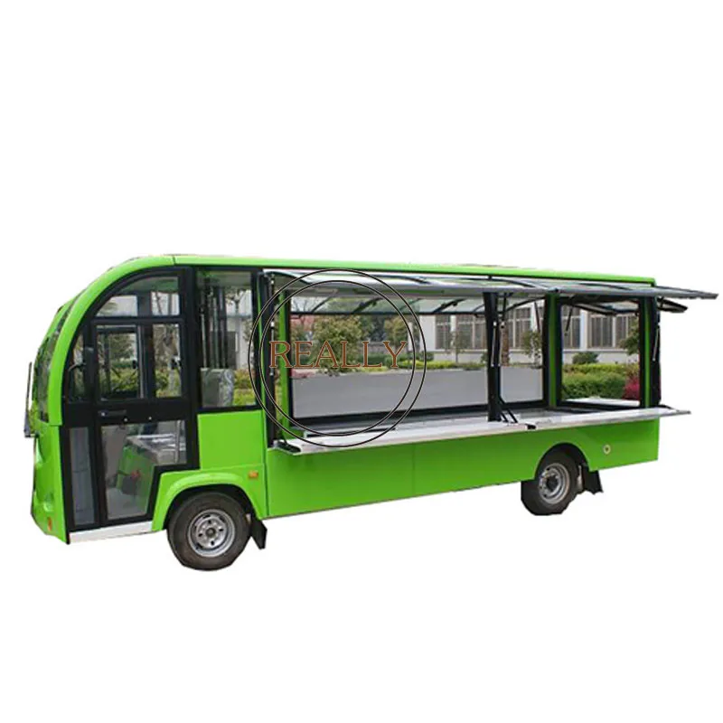 3.5m Electric Ice Cream Coffee Bubble Tea Food Truck Mobile Kitchen Sandwich Kiosk Food Cart For Sale Tuk Tuk