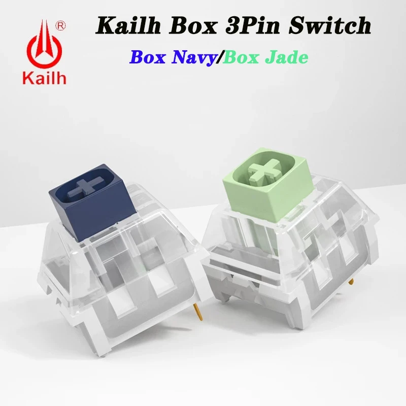 Kailh BOX Mx Switches White Red Black Navy Jade Silent Pink Brown Heavy Blue Orange Yellow 3pin Custom Teclado Gamer Box Switch