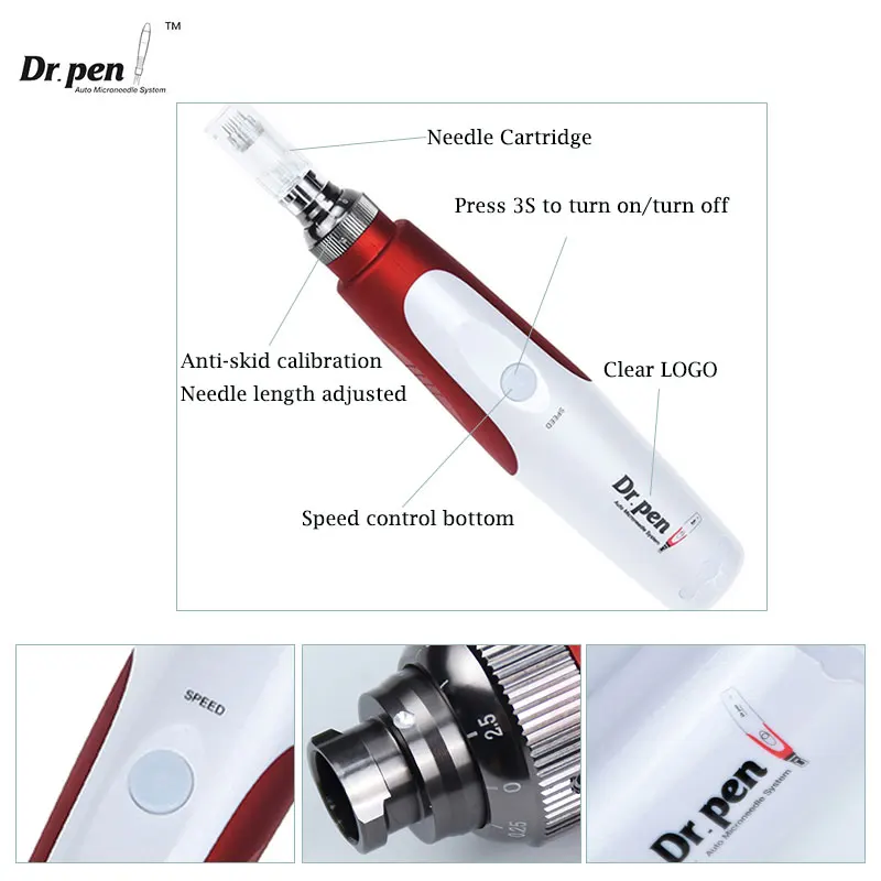 Dr Pen Ultima N2 Wireless Professional Micro Skin Pen Multi-Funcationa Derma Stamp Therapy Mesotherapy Machine