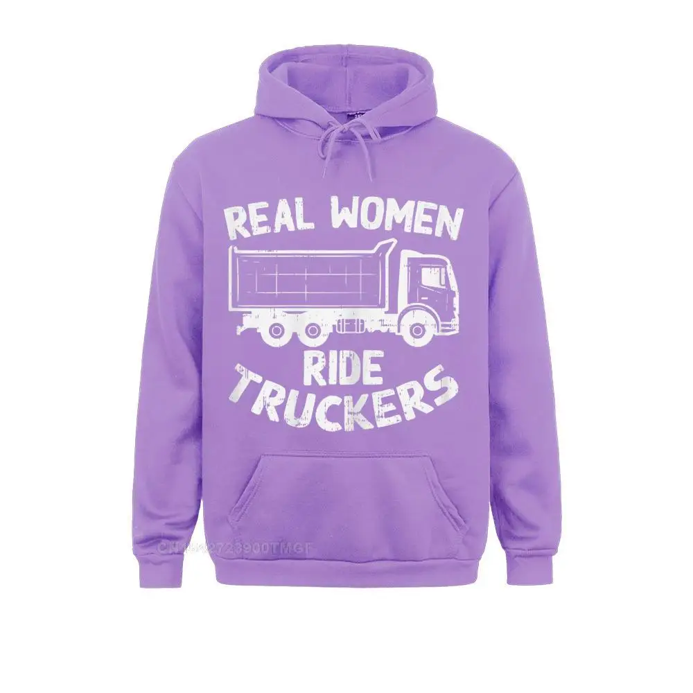 Womens Real Women Ride Truckers Truck Drivers Wife Girlfriend Hoodie Long Sleeve Hoodies Men Normal Sportswears Wholesale