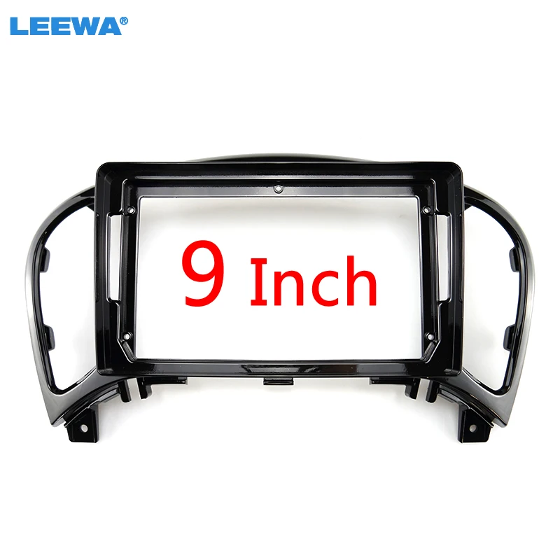 

LEEWA Car Audio 9" Big Screen 2DIN Fascia Frame Adapter For Nissan Juke Infiniti ESQ CD/DVD Player Dash Fitting Panel Frame Kit