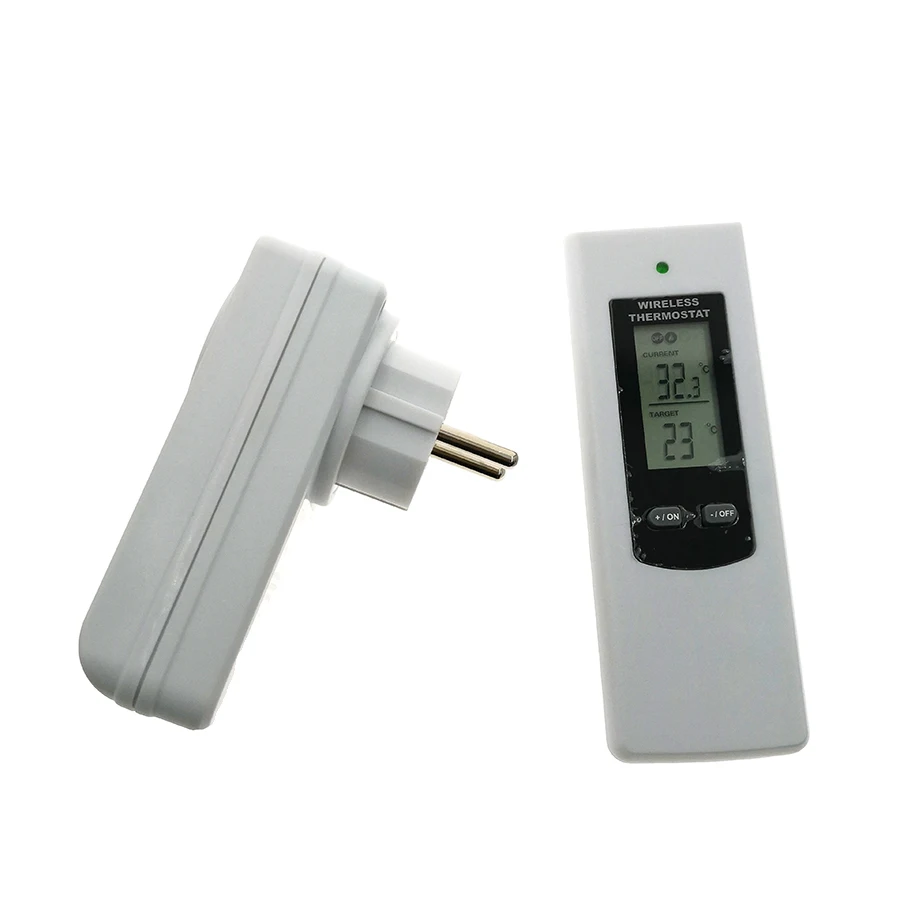 Digital  Wireless   Room Thermostat  Temperature Controller  Heating  Cooling function with Remote Control + LCD backlight