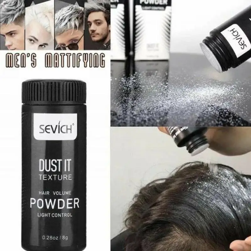 Aceite de modelado efectivo esponjoso para hombres y mujeres, elimina el cabello rápido, polvo Matizante, refrescante, estilo voluminizador Natural