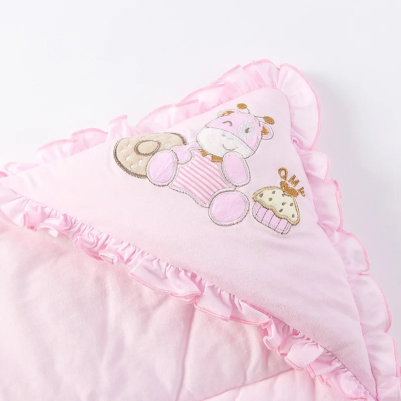 Cute Soft Cotton Sleeping Bag Newborns Sleeping Bag Envelope For Newborns Baby Swaddling Blanket for Newborn Baby Boys Girls