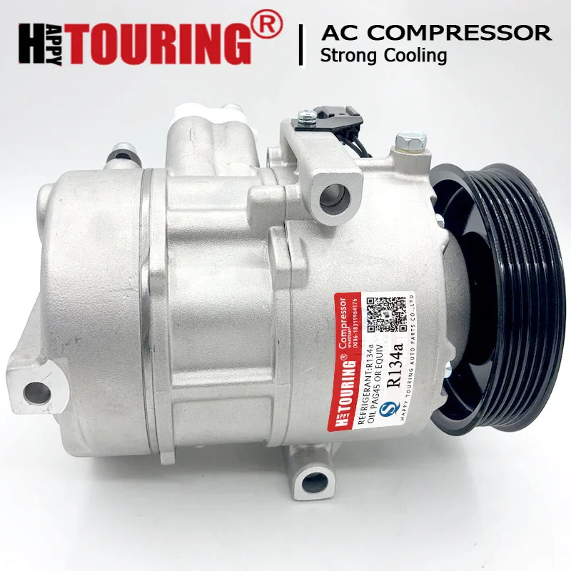 DVE16 A/C AC Pompa del compressore di condizionamento per Hyundai i40 CW VF 2.0 GDI 2011 G4NC 977013 Z500 HYK301 97701-3Z500 977013   Z500