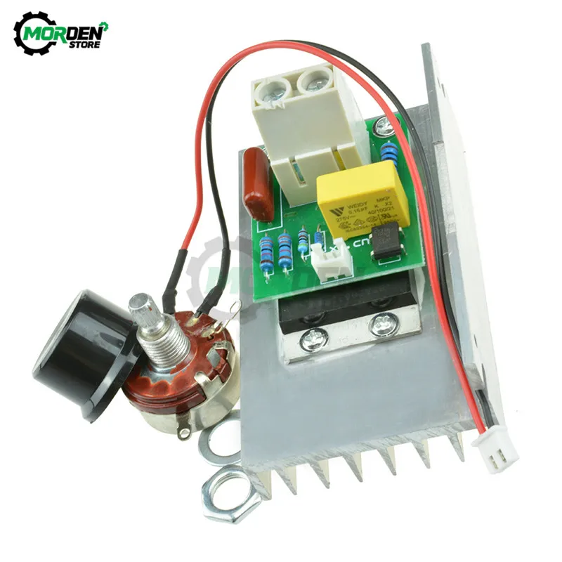 10000W AC 220V SCR Motor Speed Controller Voltage Regulator Dimmer Thermostat 100A