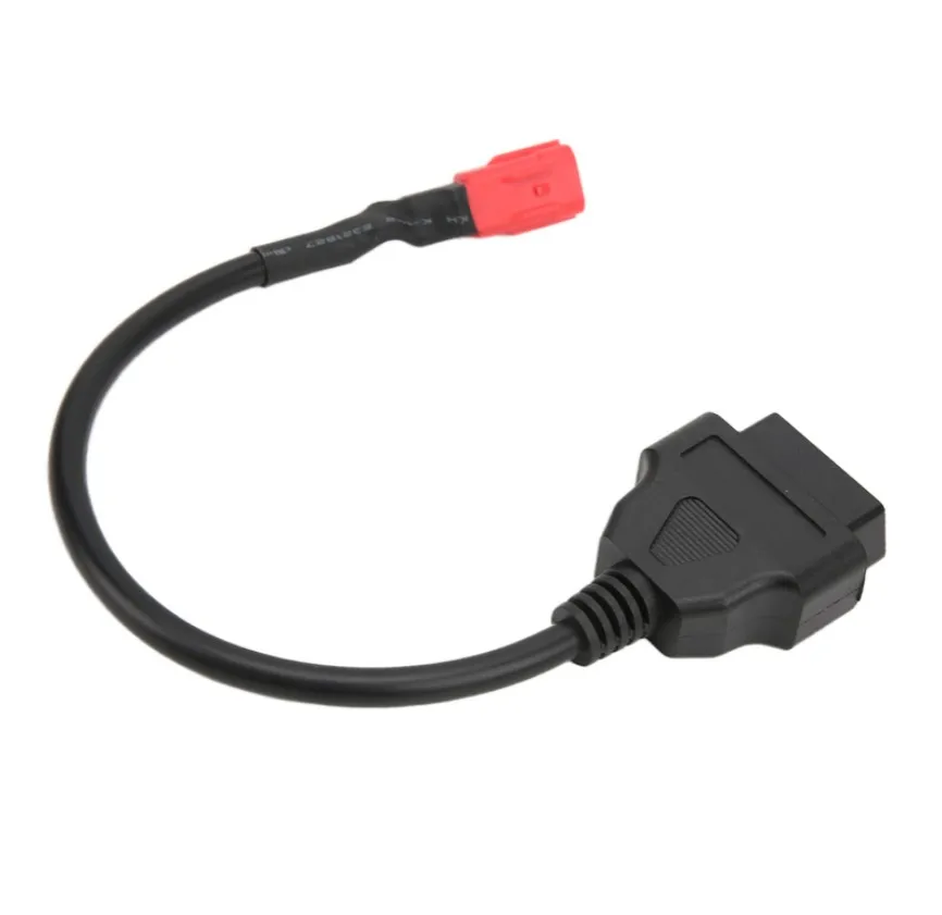 OBD2 16pin Convert 6Pin 3Pin Cord for KTM 6 Pin To Obd 16 Pin Adapter for TuneECU Software Motorcycle Motorbikes ECU 6pin Cable