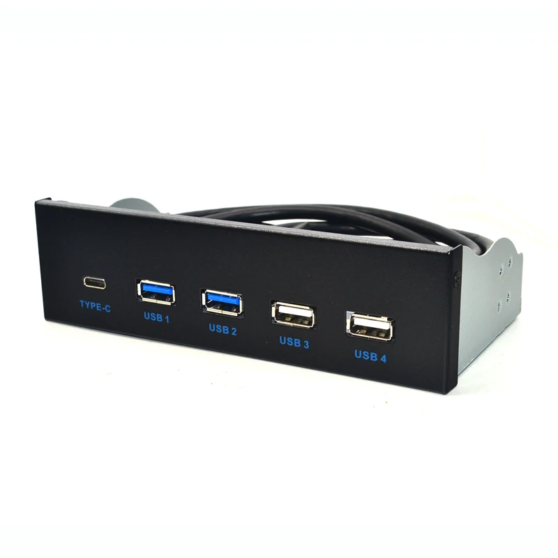 Imagem -05 - Hub Usb do Painel Frontal para pc Desktop 3.1 Gen2 Portas Usb 3.0 Mais Portas Usb2.0 Porta Tipo-c com Conector Tipo-e 525 em