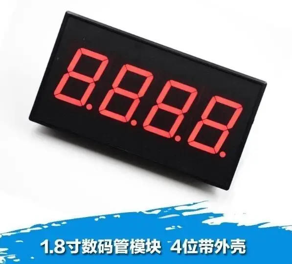 1.8inch 4-bit 74HC595 Static Drive Digital Tube Display Module Can Be Seamlessly Connected in Series