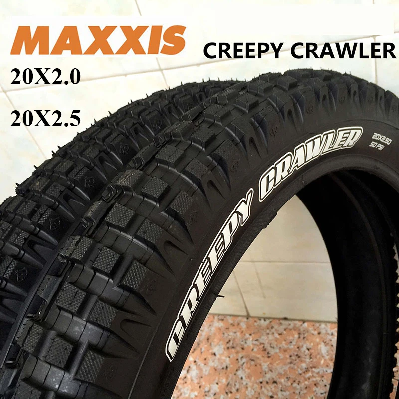 MAXXlS Creepy Crawler TRIALS Bicycle Tire 20 20*2.0 640g MTB Tire 20*2.5 1064g BMX Front Wheel Rear Wheel Type Pneu de bicicleta