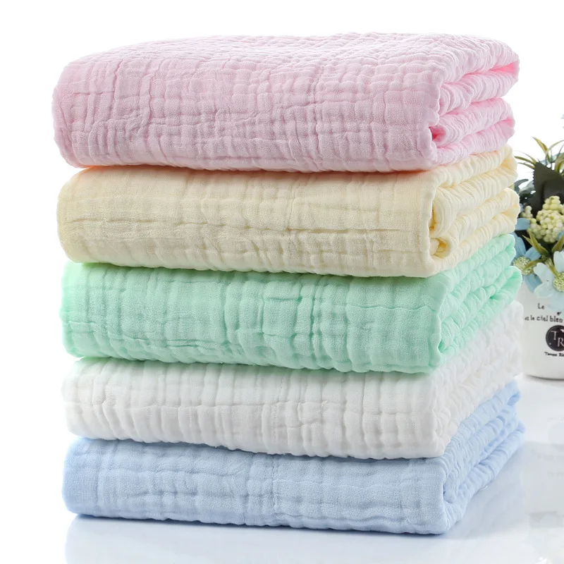 Baby Muslin Squares Diaper Muslin Swaddle Bamboo Baby Blanket Newborn Baby Swaddle Wrap Baby Blankets Newborn Cotton Manta Bebe