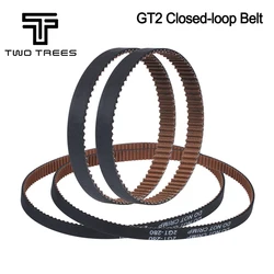 GT2 Closed Loop Timing Belt Rubber with Anti-Slip 2GT 6mm 200mm 610mm Synchronous Belts 3D Printers Parts Gear Timing Belt